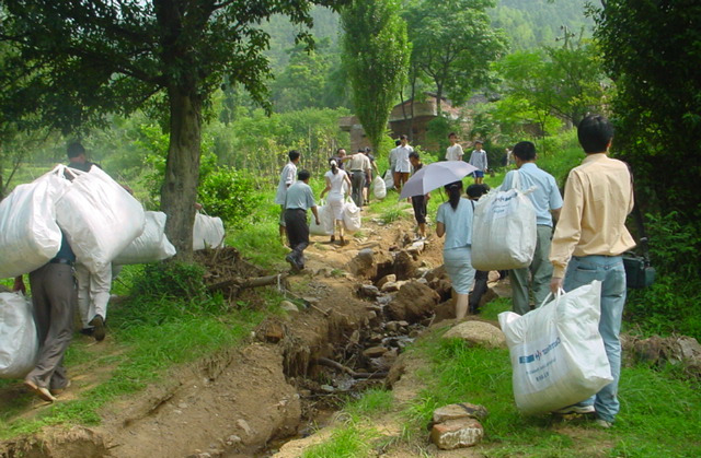 Flooding in China in August 2013
