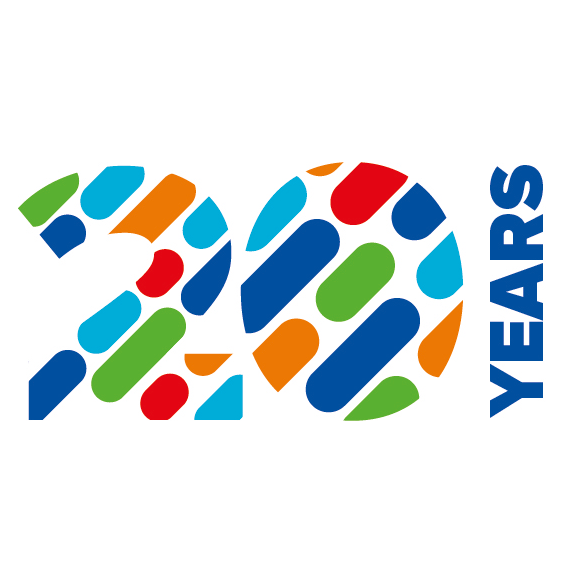 Logo 20 years mission