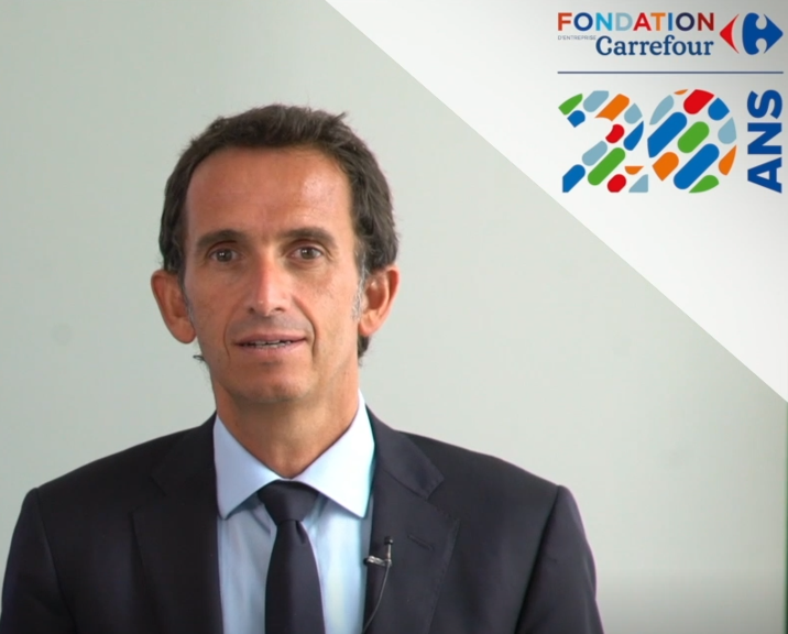 Alexandre Bompard, Président de la Fondation Carrefour