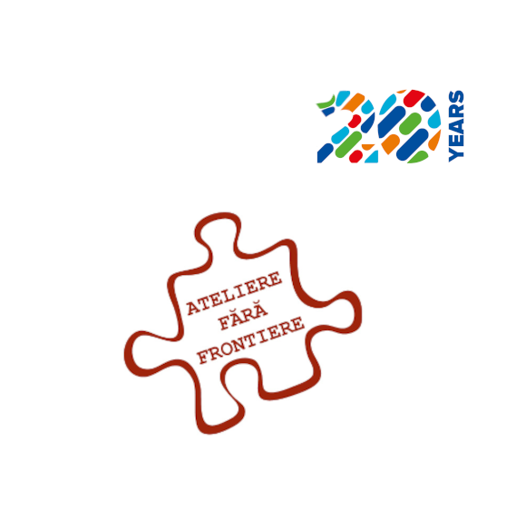 Logo Ateliere Fara Frontiere 20 years