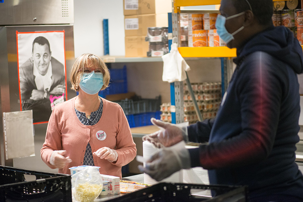 Distribution solidaire des restos du coeur